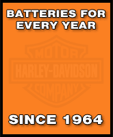 Batteries for Harley Davidson Motorcycles. 