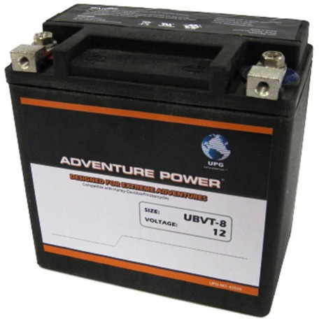 UBVT-8 Motorcycle Battery replaces 65948-00A for Harley