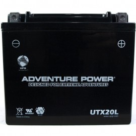 Adventure Power UTX20L (YTX20L) (12V, 18AH) Motorcycle Battery