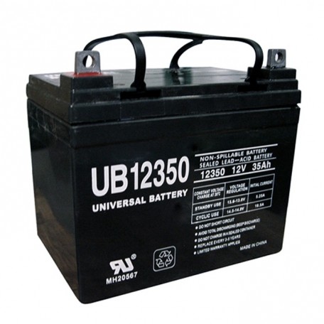Pride Mobility BATLIQ1017 AGM 12 Volt, 35 Ah U1 Replacement Battery