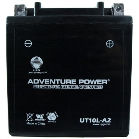 Adventure Power UT10LA-2 (YB10L-A2) (12V, 11AH) Motorcycle Battery