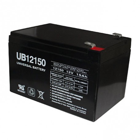 Universal Power UB12150 12 Volt, 15 Ah Sealed AGM Battery