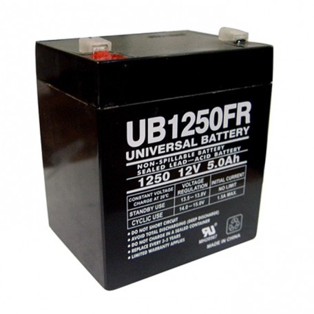 Universal Power UB1250FR 12 Volt, 5 Ah Flame Retardant Battery