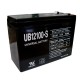 Universal Power UB12100-S 12 Volt, 10 Ah Sealed AGM Battery