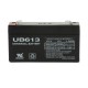 Universal Power UB613 6 Volt, 1.3 Ah Sealed AGM Battery