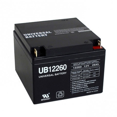 Universal Power UB12260 12 Volt, 26 Ah Sealed AGM UPS Battery