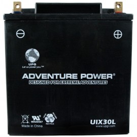 Adventure Power UIX30L (YIX30L) (12V, 30AH) Motorcycle Battery