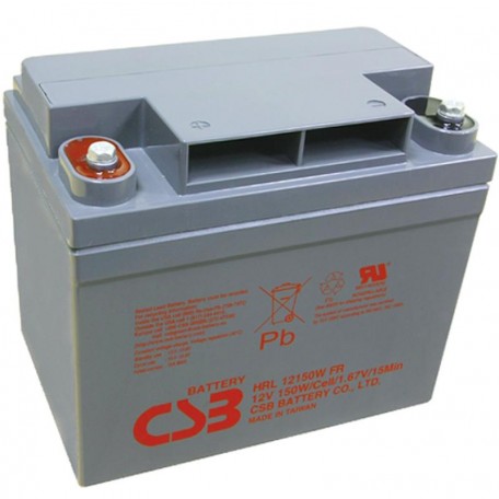 CSB HRL12150W FR U1 37ah High Rate 10 Year Design UPS Backup Battery