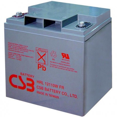 CSB HRL12110W FR 27 ah High Rate Long Life UPS Backup Battery