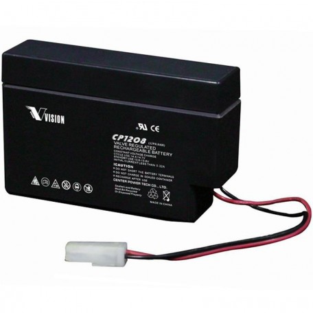 Vision S CP1250 Sealed AGM 12 volt 5 ah Battery F1 .187 terminals