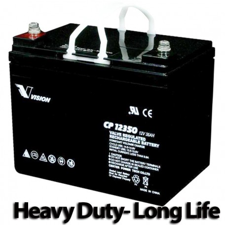 S CP12350 Sealed AGM 12v 35ah U1 Long Life Vision Battery