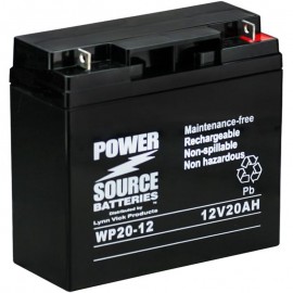 WP20-12 Sealed AGM Battery 12 volt 20 ah Power Source