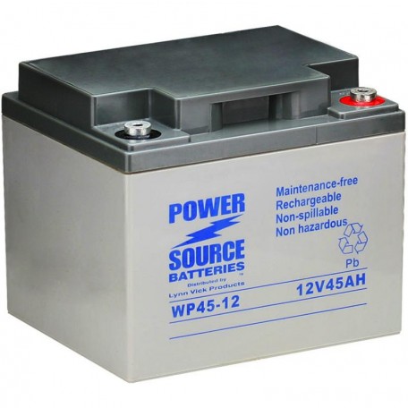 WP45-12 Sealed AGM Battery 12 volt 45 ah Power Source