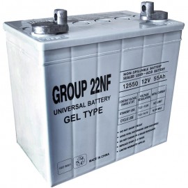UB-22NF GEL replaces Tempest 12v 55 ah TG55-12 Wheelchair Battery