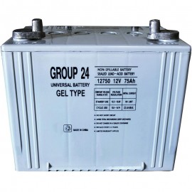 Universal Power 12 Volt 75 ah UB-24 GEL Sealed SCADA Solar Battery