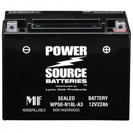 1983 FLHT Electra Glide Classic-Sidecar Motorcycle Battery for Harley