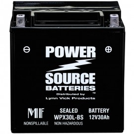 WPX30L-BS 30ah Sealed Battery replaces CarQuest 30-LB, 30LB, 71302