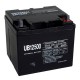 12 Volt 50 ah Fire Alarm Battery replaces 40ah GS Portalac PE12-40