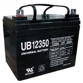 12 Volt 35 ah U1 Fire Alarm Battery replaces 33ah Yuasa Enersys NP33-12