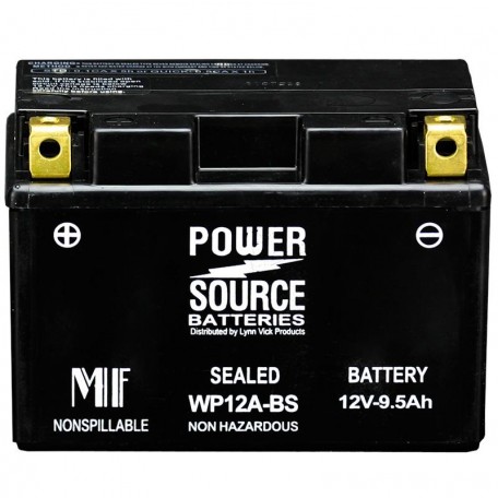 guide Rarity Extreme poverty Power Source WP12A-BS Sealed AGM 175cca Motorcycle Battery