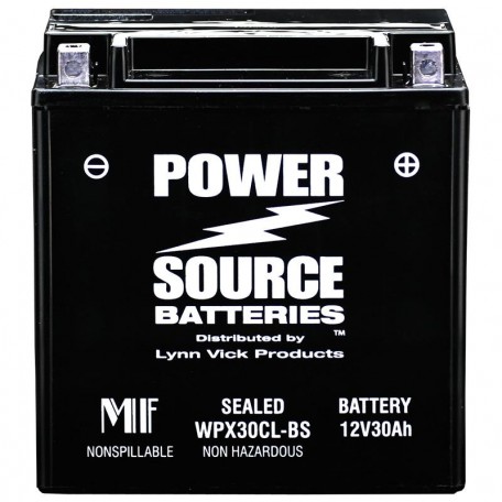 Power Source WPX30CL-BS Sealed AGM 400cca Jet Ski PWC Battery SeaDoo