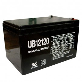 12 Volt 12 ah Fire Alarm Battery replaces Cooper Wheelock BAT1212