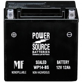 Kawasaki KMX14-BS Sealed Maintenance-Free ATV Replacement Battery