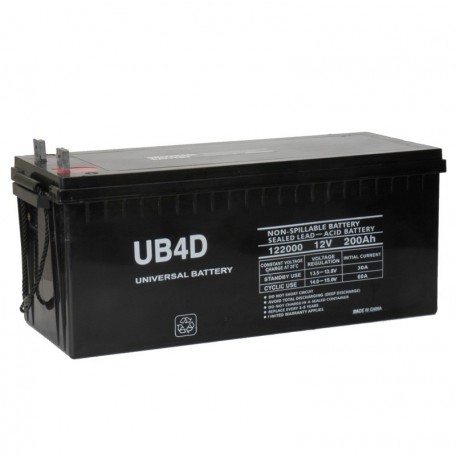 12 V 200Ah 4D SCADA Systems AGM Solar Battery UB-4D replaces 210ah