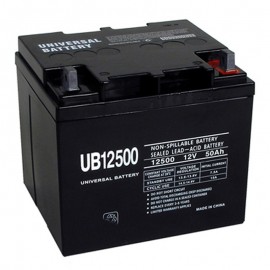 12 Volt 50 ah Fire Alarm Battery replaces 40ah Mircom BA-140