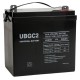 6 V, 200 Ah GC2 Deep Cycle AGM RV Recreational Battery UB-GC2