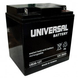 12v 26ah Fire Alarm Control Panel Battery replaces 24ah Radionics D1224