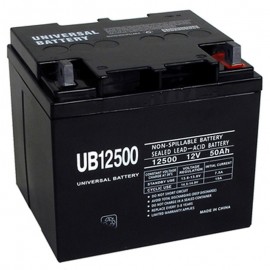 12 Volt 50ah Power Wheelchair Battery replaces Kung Long WP50-12