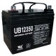 12v 35ah U1 Wheelchair Battery replaces 33ah Werker WKDC12-33J