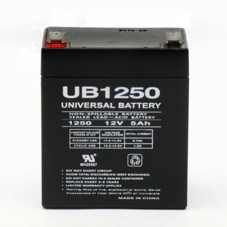 12 Volt 5 ah Home Automation Battery replaces 12v 5ah HAI 44A021