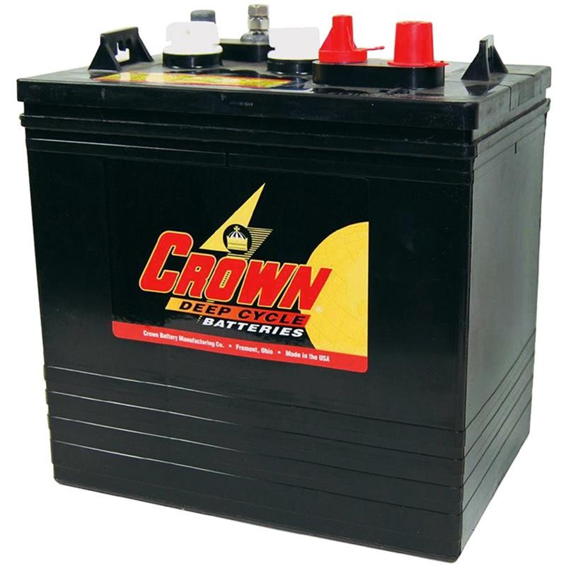 Crown CR-235 CR 235 6 volt 235 ah GC2 Deep Cycle Wet Solar Battery Crown Deep Cycle Battery Cr 235