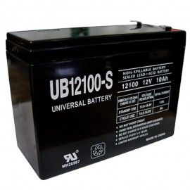 12v 10ah UB12100S Scooter Battery for Power Patrol SLA1097, SLA 1097