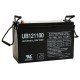 12v 110ah UPS Battery replaces Gruber Power GPS 12-370, GPS12-370