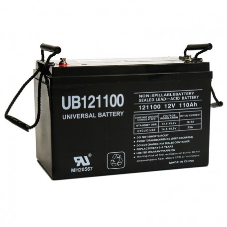 12v 110ah UPS Battery replaces Gruber Power GPS 12-370, GPS12-370