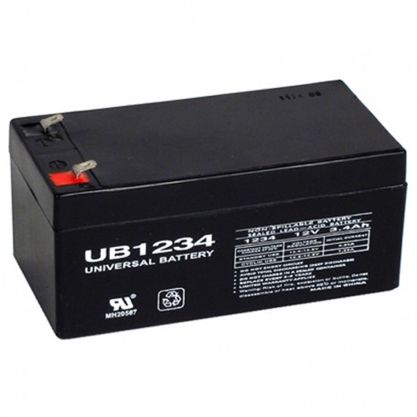 12v 3.4ah UB1234 UPS replaces 3.3ah Power PM12-3.3, PM 12-3.3