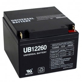 12v 26ah UPS Backup Battery replaces 24ah Power PM12-26, PM 12-26