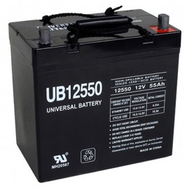 12v 55ah UPS Battery replaces 51.2ah Power PRC-1255S, PRC1255S