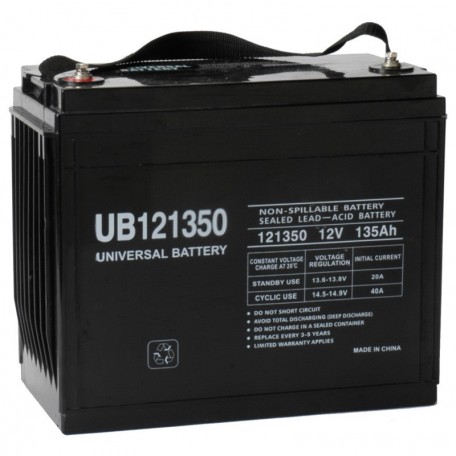 12v 135ah UPS Battery replaces 136ah Power PRC-12150C, PRC12150C
