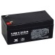 12 Volt 3.4 ah UB1234 UPS Battery replaces CSB GP1234, GP 1234