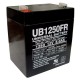 12v 5ah Flame Retardant UPS Battery replaces CSB HRL 1223W F2FR