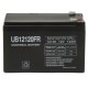 12v 12ah Flame Retardant UPS Battery replaces CSB HRL 1251W F2FR