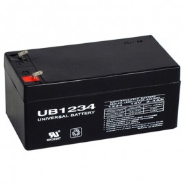 12 Volt 3.4 ah UPS Battery replaces 3ah GS Portalac PE12V3A, PE12V3
