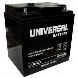 12v 26ah Telecom Battery replaces 28ah GS Portalac PWL12V28