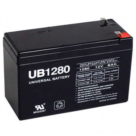 12 Volt 8 ah UPS Battery replaces 7ah BB Battery HR8-12, HR8-12T2