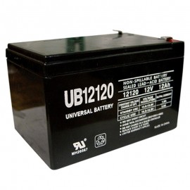 12 Volt 12ah UPS Backup Battery replaces Vision CP12120D, CP 12120D