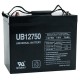 12v 75ah UPS Battery replaces 60ah Vision 6FM60D-X, 6 FM 60D-X